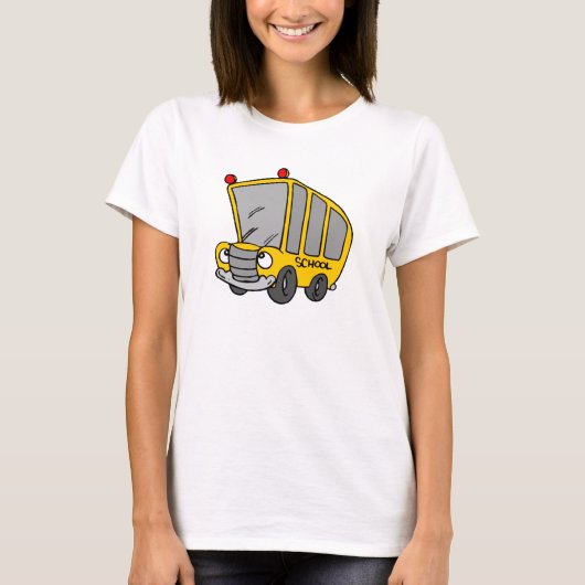 Gekke schoolbus t-shirt (Voorkant)