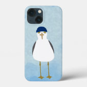 Gekke Seagull iPhone Case (Achterkant)
