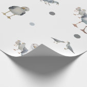 Gekke Seagulls cadeauverpakking Cadeaupapier (Hoek)