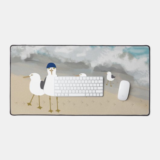 Gekke Seagulls Desk Mat (Keyboard & Muis)