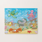 Gekke Sealife Puzzle, 11 x 14 inch, 252 stuks Legpuzzel (Horizontaal)