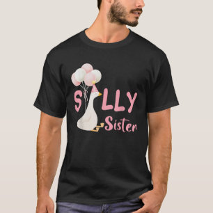 Gekke Sister Goose Familie Matching Verjaardag Squ T-shirt