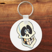 gekke skeletskop sleutelhanger (Voorkant)