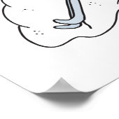 gekke skispinguïn poster (Hoek)