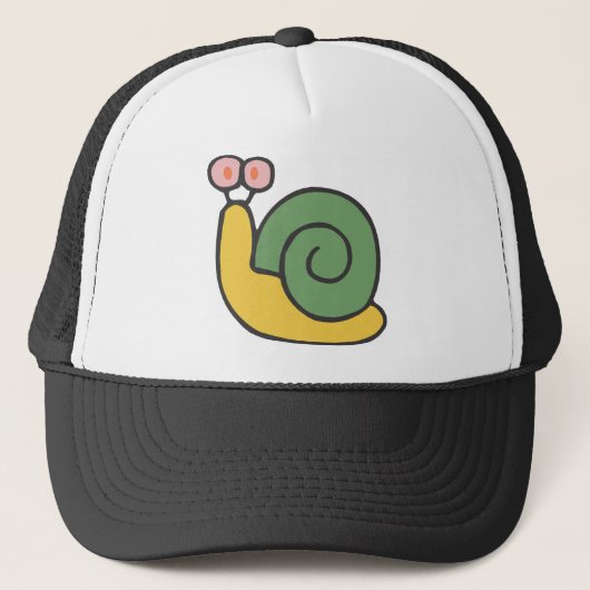 Gekke slak trucker pet (Voorkant)