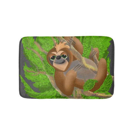 Gekke sleuf die in een boomklep ligt badmat (Voorkant)