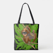 Gekke sleuf die in een Canvas tas van de boomschou (Achterkant)