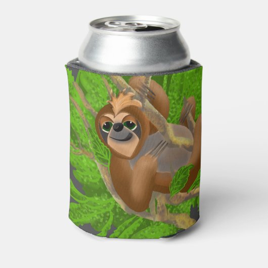 Gekke sleuf in een structuur blikjeskoeler (Blikje Achterkant)