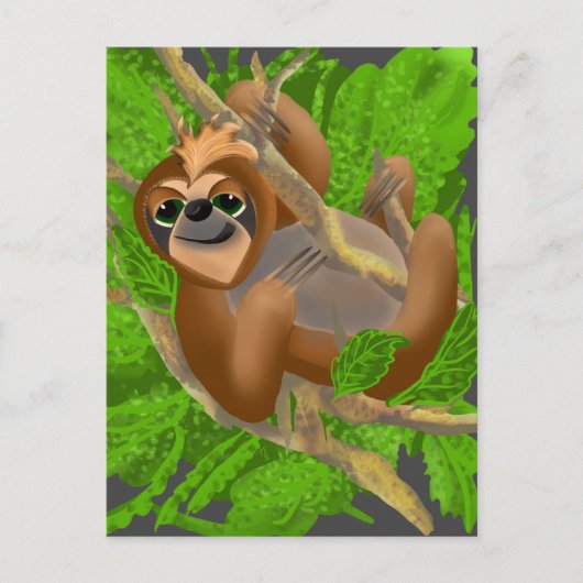 Gekke sleuf in een structuur briefkaart (Voorkant)