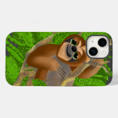 Gekke sleuf in een structuur Case-Mate iPhone case (Achterkant (horizontaal))