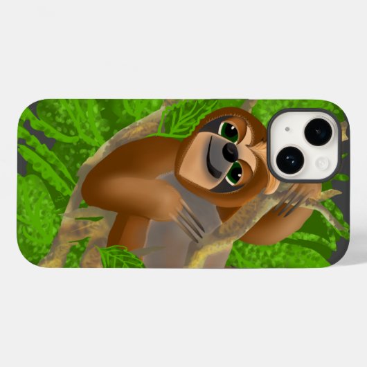 Gekke sleuf in een structuur Case-Mate iPhone case (Achterkant (horizontaal))