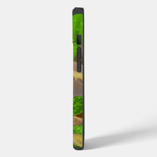 Gekke sleuf in een structuur Case-Mate iPhone case (Achterkant / Links)