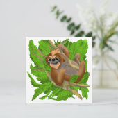 Gekke sleuf in een structuur feestdagenkaart (Staand voorkant)