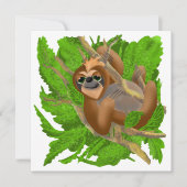 Gekke sleuf in een structuur feestdagenkaart (Voorkant)