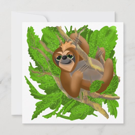 Gekke sleuf in een structuur feestdagenkaart (Voorkant)