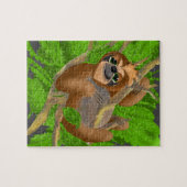 Gekke sleuf in een structuur legpuzzel (Horizontaal)