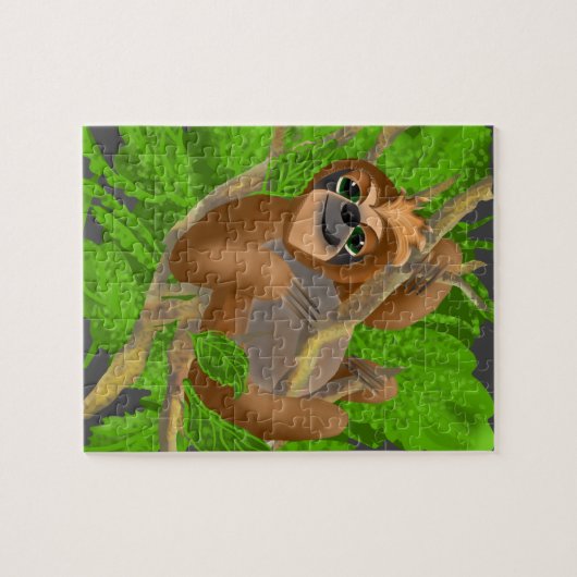 Gekke sleuf in een structuur legpuzzel (Horizontaal)