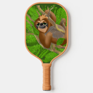 Gekke sleuf in een structuur pickleball paddle