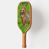 Gekke sleuf in een structuur pickleball paddle (Links)