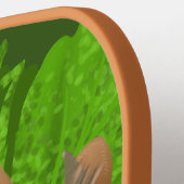 Gekke sleuf in een structuur pickleball paddle (Links Detail)