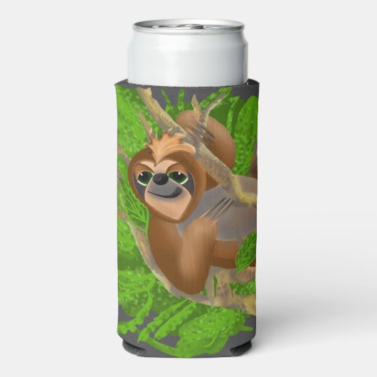 Gekke sleuf in een structuur seltzer blikjeskoeler (Seltzer Achterkant)