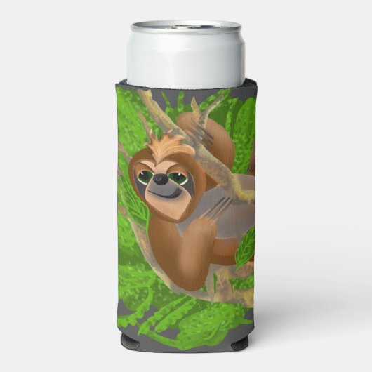 Gekke sleuf in een structuur seltzer blikjeskoeler (Seltzer Voorkant)