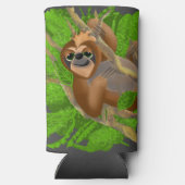 Gekke sleuf in een structuur seltzer blikjeskoeler (Achterkant)