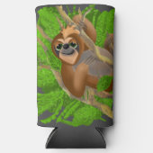 Gekke sleuf in een structuur seltzer blikjeskoeler (Voorkant)