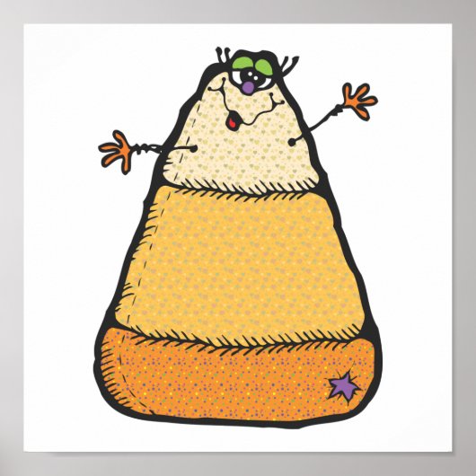 gekke snoepmaïs poster (Voorkant)