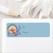 Gekke Snowman Gift Labels (Insitu)