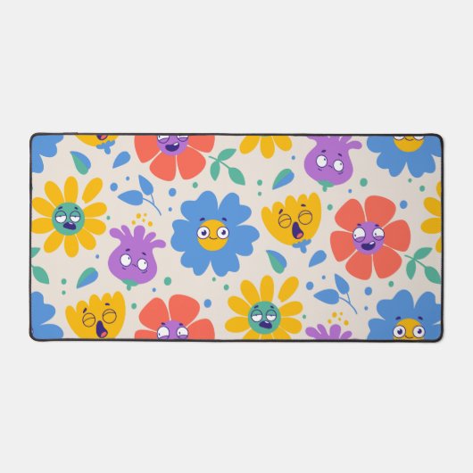 Gekke Spring Faces Desk Mat (Voorkant)