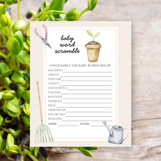 Gekke spruit - Baby Word Scramble Game (Creator heeft geüpload)