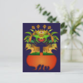 Gekke spruitjes briefkaart (Staand voorkant)