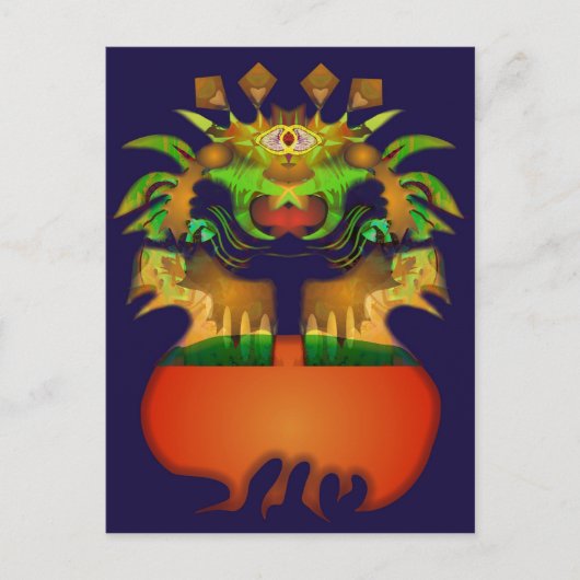 Gekke spruitjes briefkaart (Voorkant)