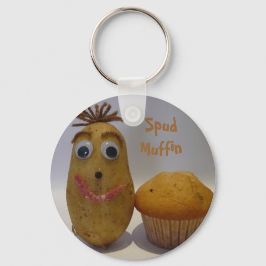 Gekke Spud Muffin Sleutelhanger (Voorkant)
