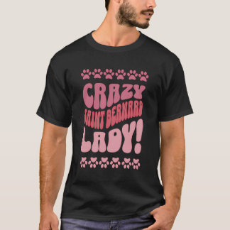 Gekke St Bernard Lady Backprint T-shirt