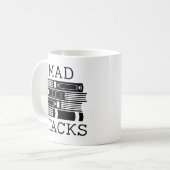 Gekke stapels koffiemok (Voorkant links)