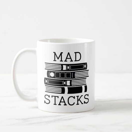 Gekke stapels koffiemok (Links)