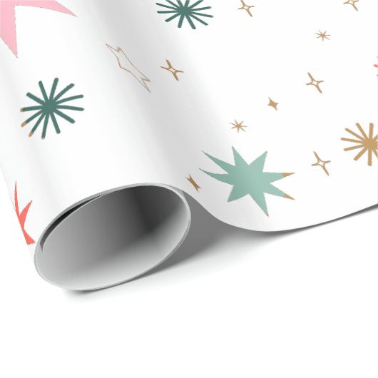Gekke Starburst en Star Pattern Cadeaupapier (Rol Hoek)