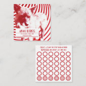 gekke stemkaart klantenkaartje (Voorkant / Achterkant)