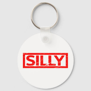 Gekke stempel sleutelhanger