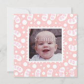 Gekke Stippen geboorteaankondiging (Voorkant)