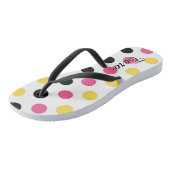 Gekke Stippen Persoonlijke Flip Flops (Schuin)