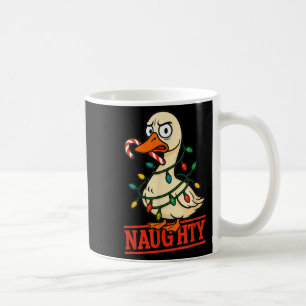 Gekke stoute gans kerstboom verlichting Santa Ha Koffiemok