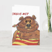 Gekke strand Beer Kaart (Achterkant)