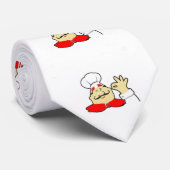 GEKKE STROPDAS VAN CHEF (Opgerold)