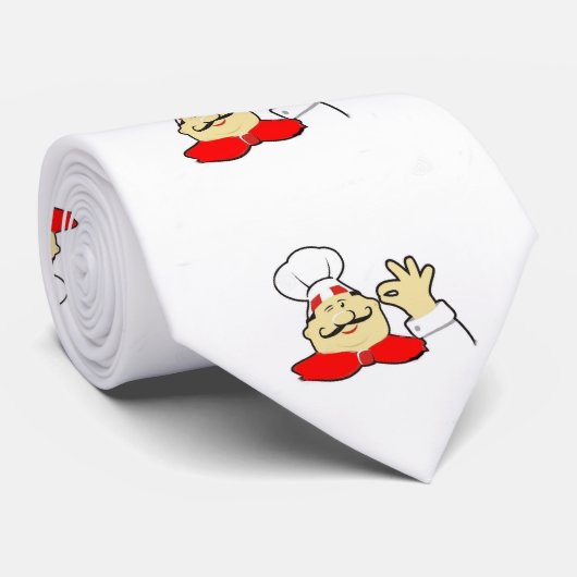 GEKKE STROPDAS VAN CHEF (Opgerold)