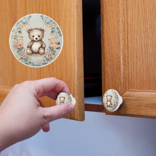 Gekke Teddbeer Keramische Knop