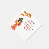 Gekke Thanksgiving Papier Napkin Servet (Hoek)