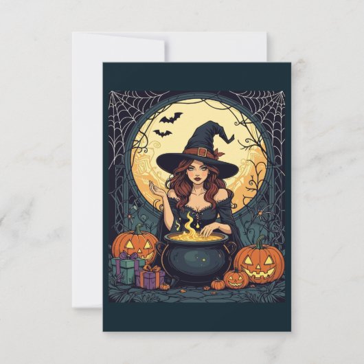 Gekke tovenaar met spinnen en Jack Kaart (Voorkant)